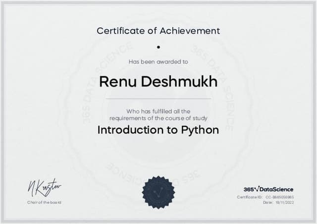Python By 365 Data Science