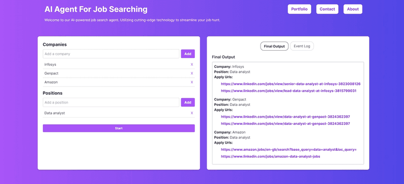 Job Search AGENTIC Model